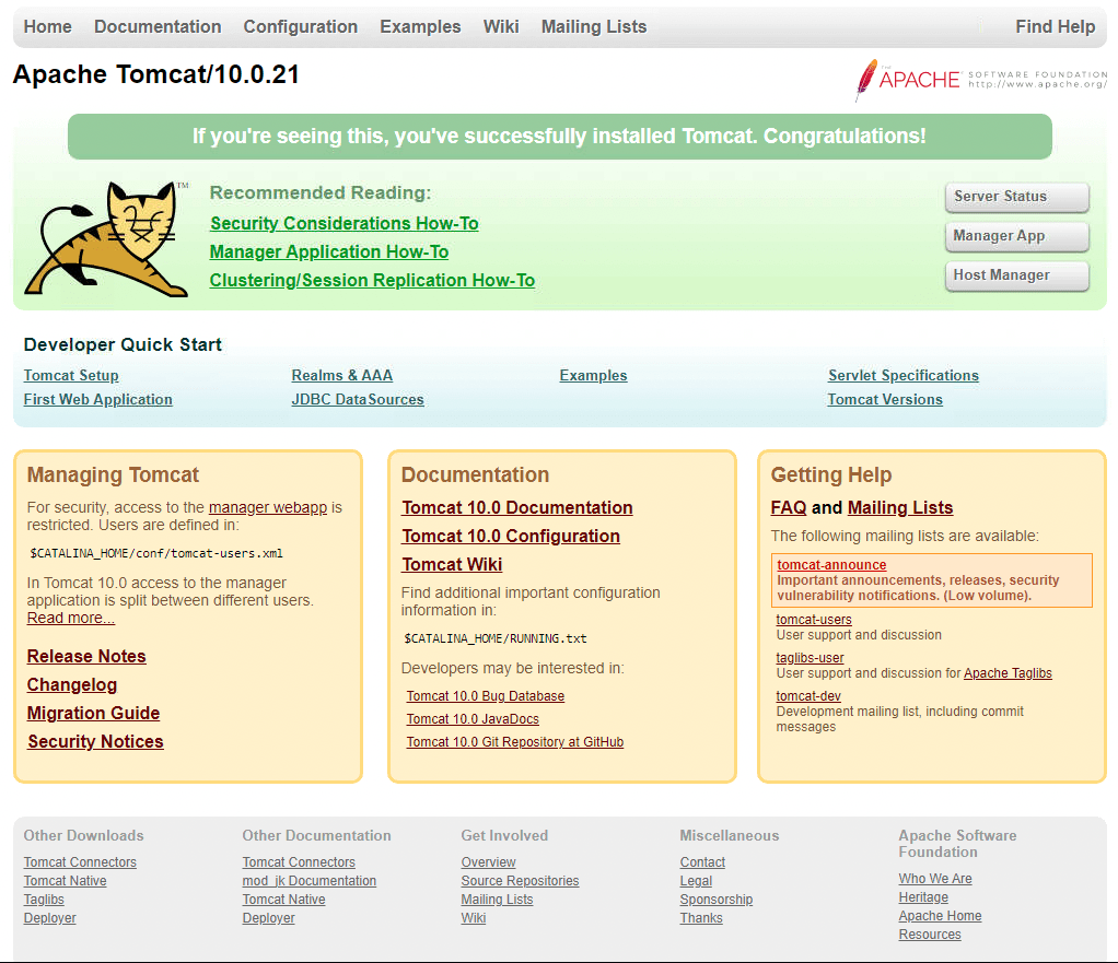 Установка Tomcat 10 на RedOS / CentOS — Сайт одного DevOpsa